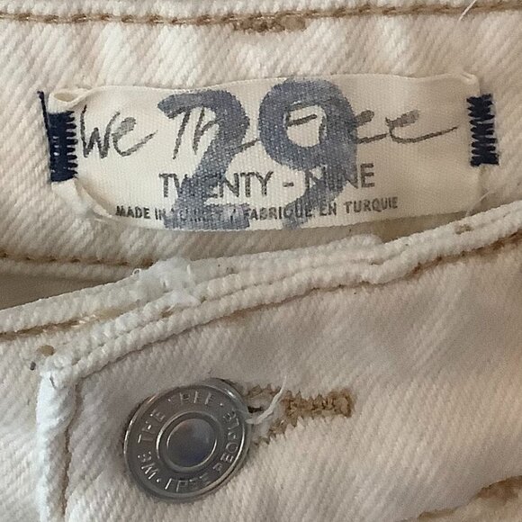 Free People We the Free distressed jeans 29 cream off white - Picture 4 of 8